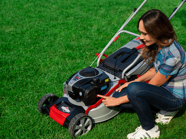 Start mower without online pull cord